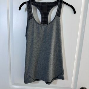 adidas Gray Racerback Tank Top
